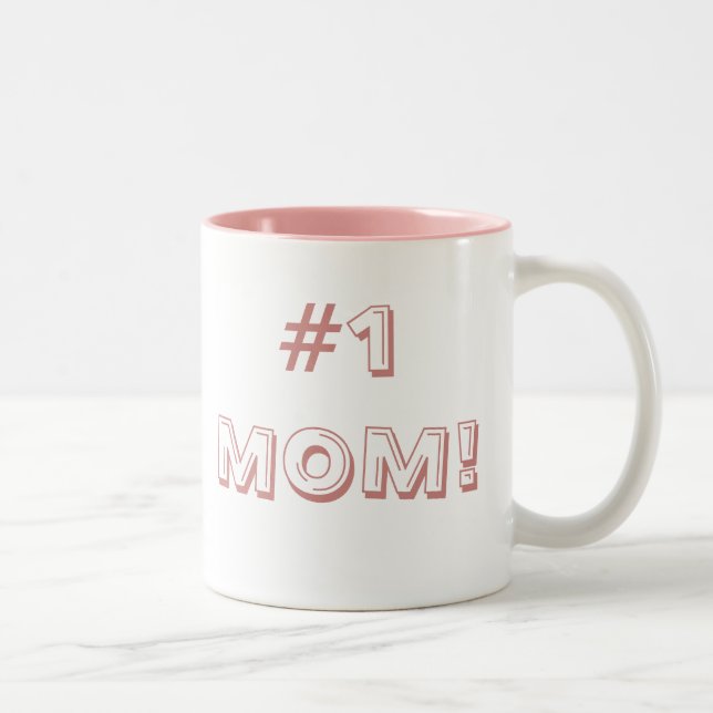 MAMA #1! ZWEIFARBIGE TASSE (Rechts)