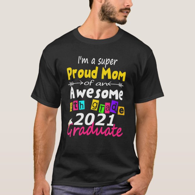 Mama 2021 5. Klasse Abschluss T-Shirt (Vorderseite)
