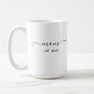 Mama. 2023 Elegantes Geschenk für die künftige Mam Kaffeetasse
