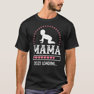 Mama 2023, in der Mama schwanger geladen wird und T-Shirt