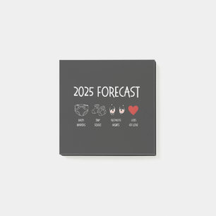 Mama 2025 für ein neues Jahr Post-it Klebezettel