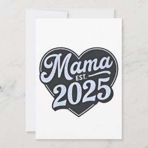 MAMA 2025 Schwangerschaft Mutterschaft Tag Mama Dankeskarte
