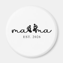 Mama 2026 | Baby-Enthüllungsmagnet  Magnet