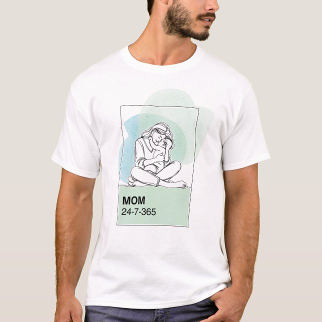Mama 24.07.365 T-Shirt (Vorderseite)