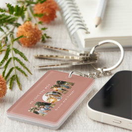 Mama 3 Foto Moderne, elegante Terrakotta Mütter Ta Schlüsselanhänger