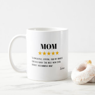 Mama 5 Star Review | Beste Mama je Geschenk Kaffeetasse