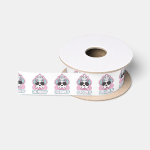 Mama AF - Funny Hund Mama Design Satinband