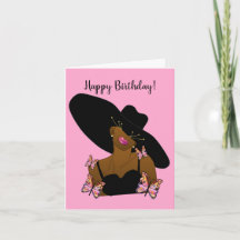 Mama African American Happy Birthday Card