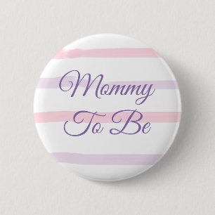 Mama als Babydusche Button
