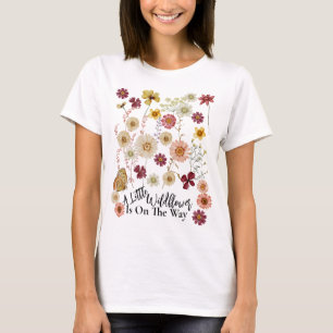 Mama als rustikale Boho-Wildblume T-Shirt