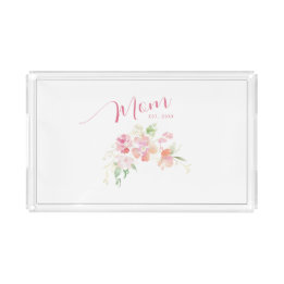 Mama als Wasserfarbe für Rosa Blütenfarbe Acryl Tablett