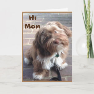 **MAMA** AN IHREM GEBURTSTAG VON JUNGEN KINDERN KARTE