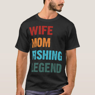 Mama-Angeln-Grafik T-Shirt