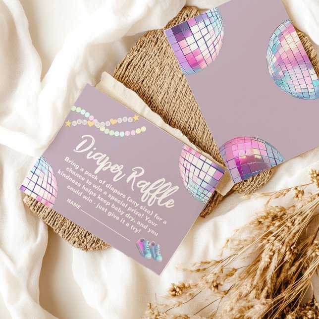 Mama-Ära Baby Dusche Windpreisliste Begleitkarte (Von Creator hochgeladen)