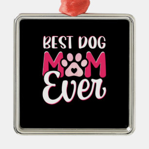 Mama Art Beste Hunde Mama je Ornament Aus Metall