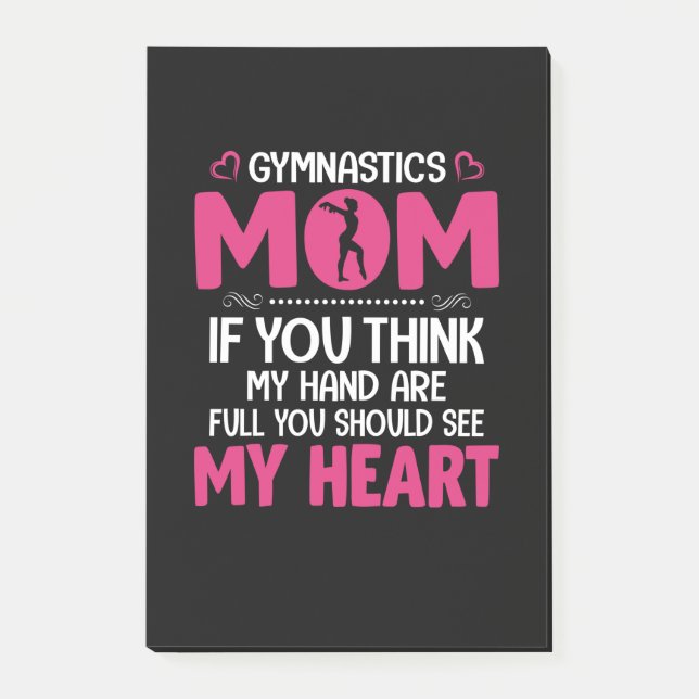 Mama Art Gymnastik Mama Post-it Klebezettel (Vorderseite)