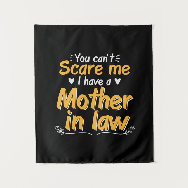 Mama Art ich habe eine Mutter im Recht Wandteppich (Vorderseite)