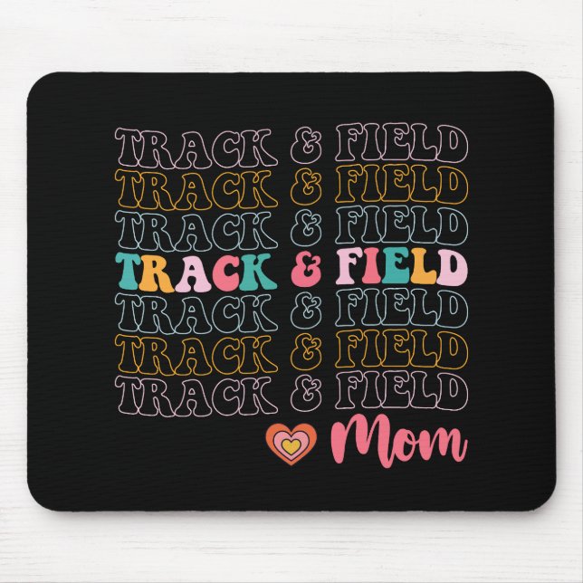 Mama auf der Spur und auf dem Feld - Muttertag Mousepad (Vorne)