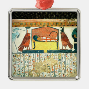 Mama auf einem Begräbnis- Bett mit verschiedenen Ornament Aus Metall