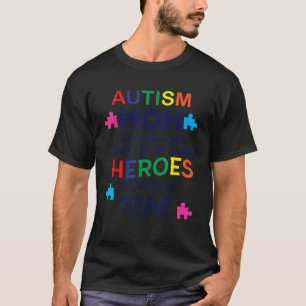Mama Aufwecken des Superhero Puzzle Cool Autismus T-Shirt