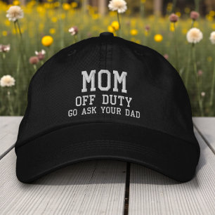 Mama außer Dienst Lustiges Geschenk für sie Bestickte Baseballkappe