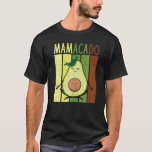 Mama Avocado Mama Funny Avocado Mamacado Yoga Vint T-Shirt