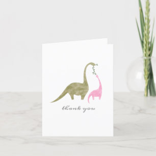 Mama Baby Dinosaur Pink Baby Dusche Danke