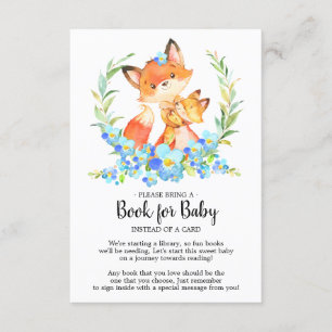 Mama & Baby Fox Duschbuch für Babykarte Begleitkarte