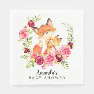 Mama & Baby Fox Girls Duschpapier Napkins Serviette