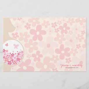 Mama Baby Girl Danke Notiz Stationery Briefpapier