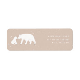 Mama Baby Polar Bear Pink Baby Dusche