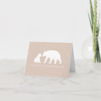 Mama Baby Polar Bear Pink Babydusche Vielen Dank
