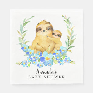 Mama & Baby Sloth Boys Duschpapier Napkins Serviette