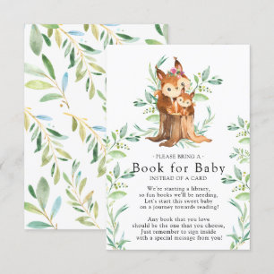Mama & Baby Squirrel Babydusche buchen für Babykar Begleitkarte