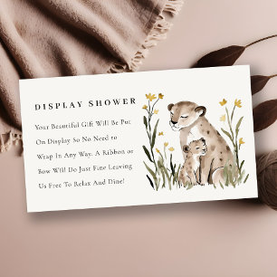 Mama Baby Tiger Laub Display Dusche Baby Shower Begleitkarte
