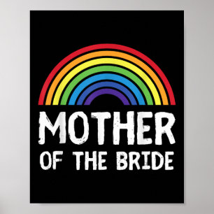 Mama Bachelorette Lesbian Wedd Poster