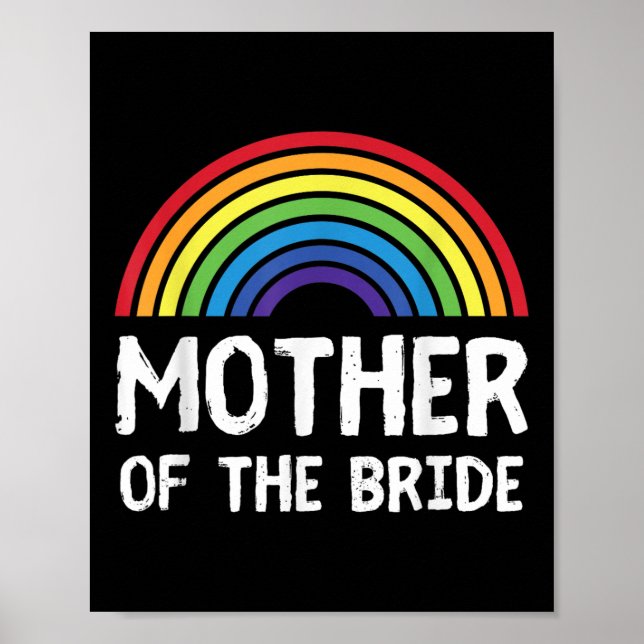 Mama Bachelorette Lesbian Wedd Poster (Vorne)