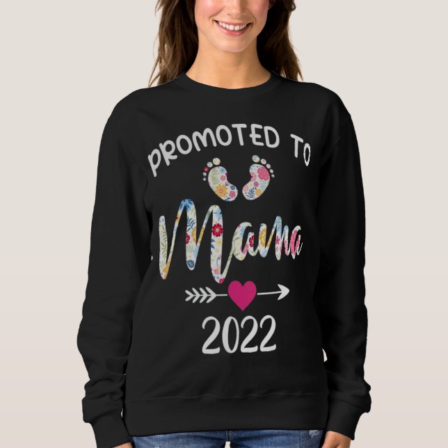 Mama bald Mama 2022 Sweatshirt (Vorderseite)