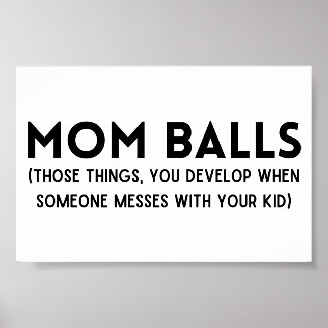 Mama Balls Poster (Vorne)
