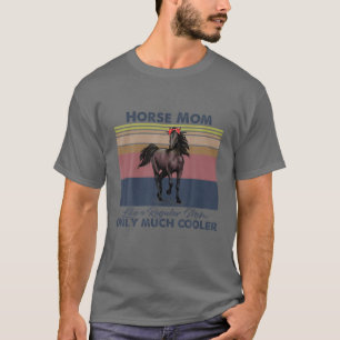 Mama Bandana Match Vintages Muttertagspferd T-Shirt