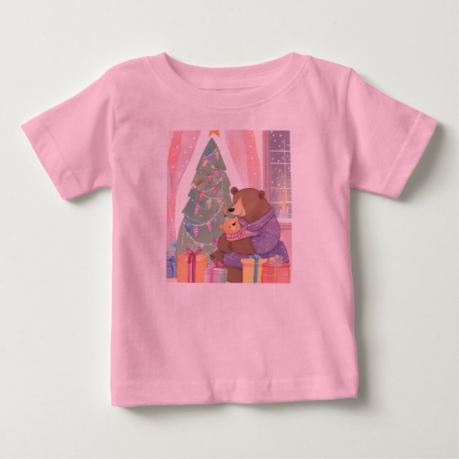 Mama-Bär Baby T-shirt (Vorderseite)