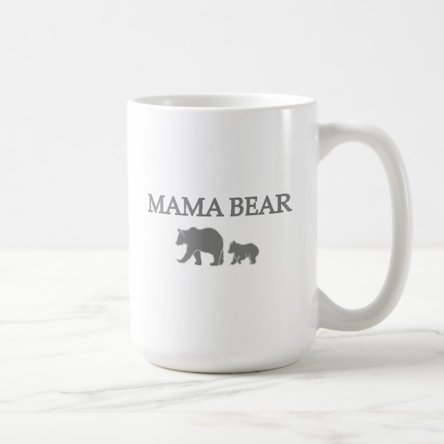 "Mama Bär" Bär und Jungtier Kaffeetasse (Rechts)