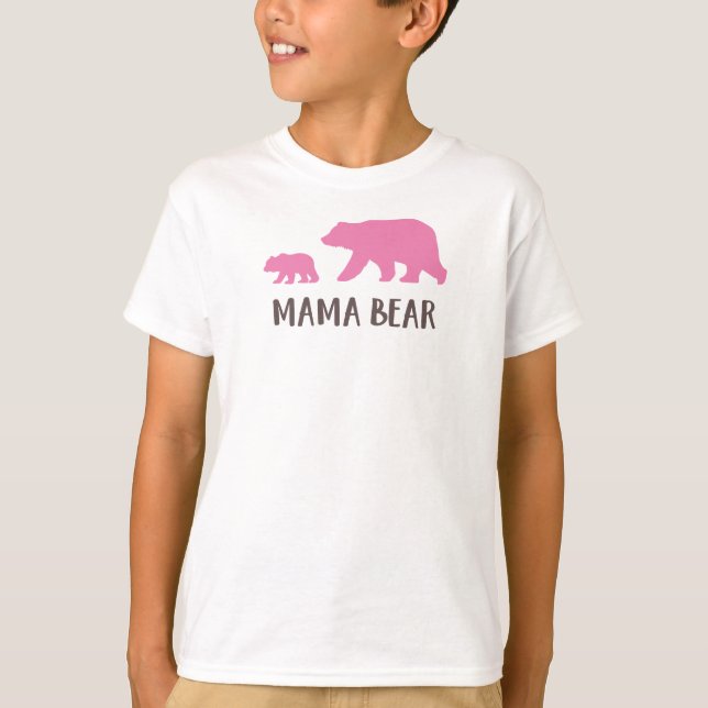 Mama Bär, Bärenkuppe, Niedlicher Bär, kleiner Bär T-Shirt (Vorderseite)