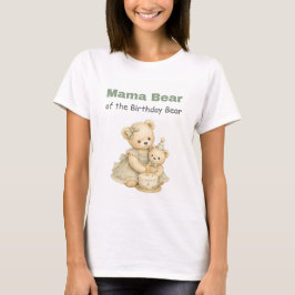 Mama-Bär-Geburtstagsshirt T-Shirt