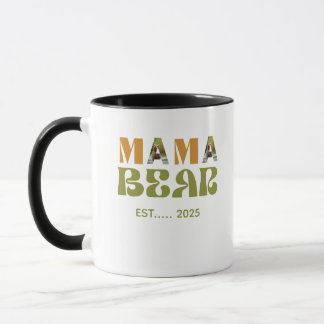 Mama Bär herzliche Illustration Tasse