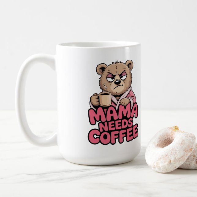 Mama Bär Kaffee Kaffeetasse (Mit Donut)