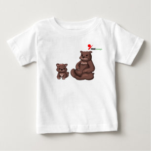 Mama Bär & Kleines Baby T-Shirt