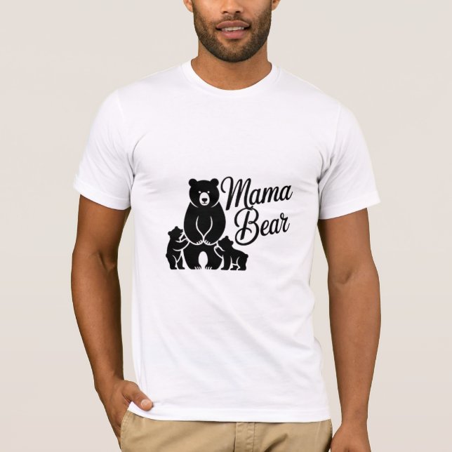 Mama Bär Liebe T-Shirt (Vorderseite)