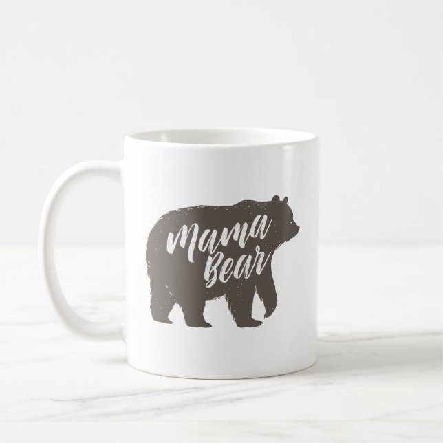 Mama Bär Lustiger Muttertag Kaffeetasse (Links)