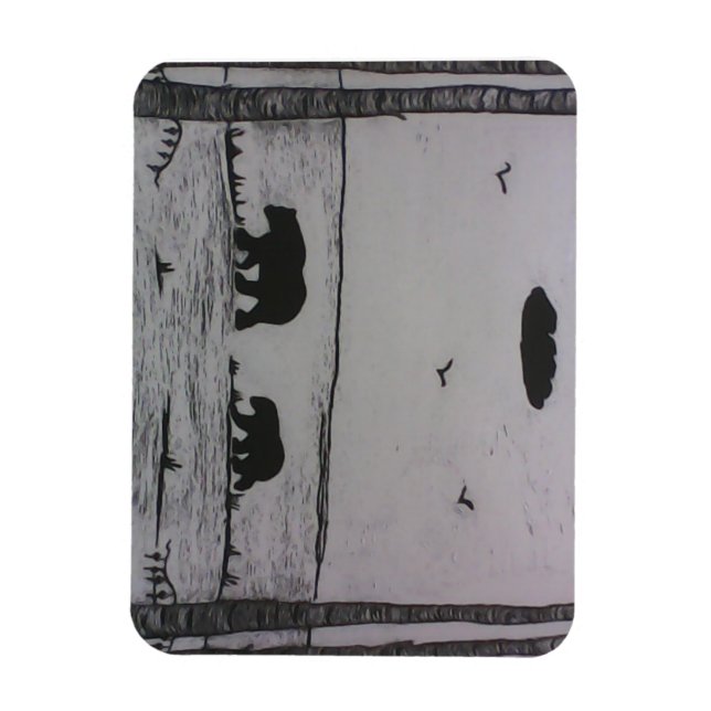 Mama Bär Magnet (Vertikal)